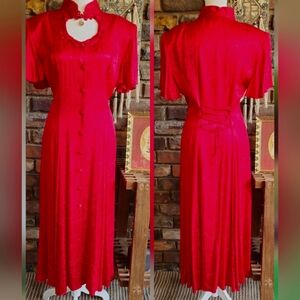 Beautiful Vintage Benson and Smith Red Dress